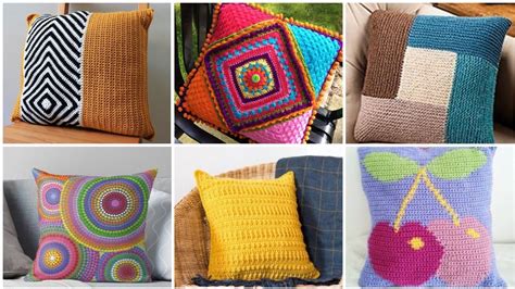 Stylish And Beautiful Crochet Cushion Covers YouTube