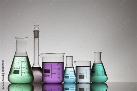 laboratory flasks Stock Photo | Adobe Stock