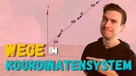 Wege Im Koordinatensystem 3 Aufgaben HOW TO MATHE ABI 2024