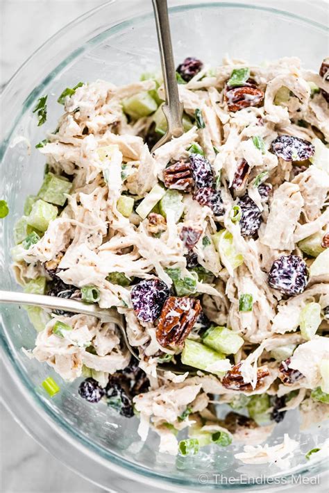 Cranberry Chicken Salad Easy Healthy The Endless Meal®