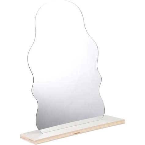 1 Miroir Cosmétique De Forme Spéciale En Acrylique Pour Bureau Bureau