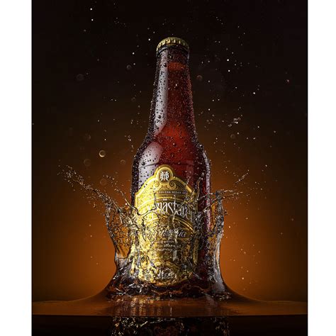 Beer splash on Behance