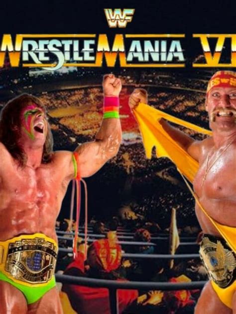 Ultimate Warrior And Hulk Hogan Wrestlemania XVI Poster Officially L ...