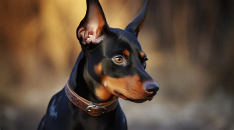 Doberman Black And Brown Dog Looks At The Camera Backgrounds | PSD Free Download - Pikbest