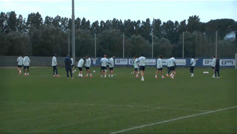 Lazio Real Sociedad L Allenamento Di Rifinitura Dei Biancocelesti