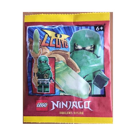 Lego Ninjago Lloyd Dragons Rising Ninja Minifigure Paper Foil Pack Set