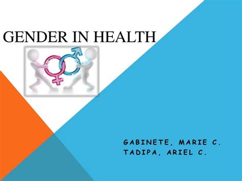 Gender And Health Ppt