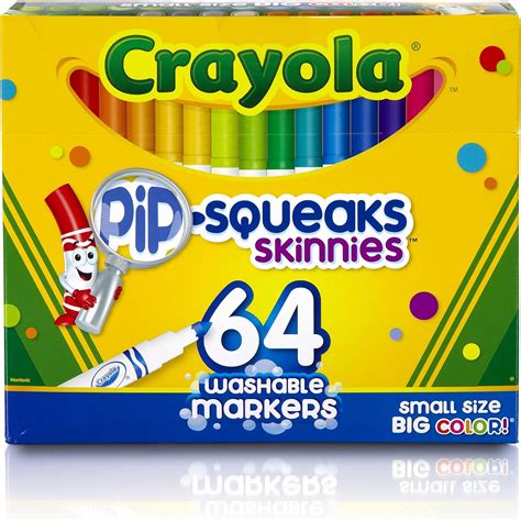 Crayola 58 8764 Marcador Lavable Surtido 64 Unidades Paquete De 2