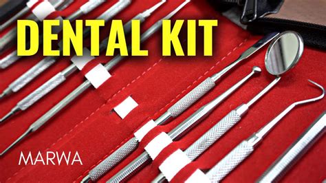 Dental Kit Diagnostic Gigi Set Marwa Instrument Kedokteran Untuk