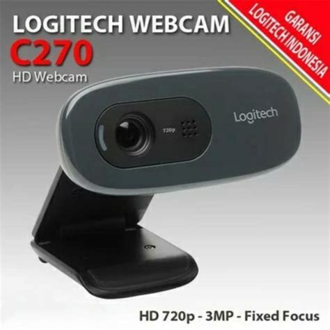 Jual Logitech Webcam C270 HD 720p Original Garansi Resmi Logitech C270