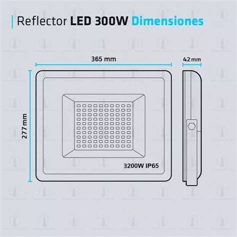 Reflector Led 300w Multiled Alta Potencia Exterior Cancha En Venta En