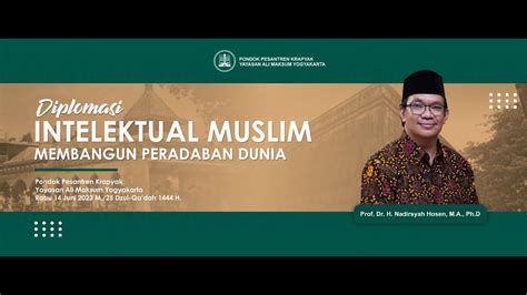 Diskusi Rutin Yayasan Ali Maksum Diplomasi Intelektual Muslim