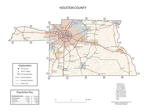 map of counties in houston