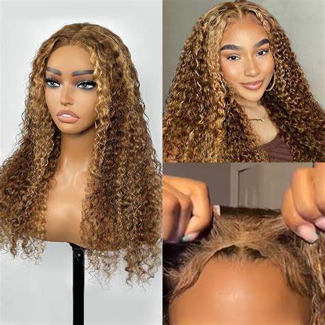 Amazon Smilegirl Highlight Glueless Wigs Human Hair Pre Plucked