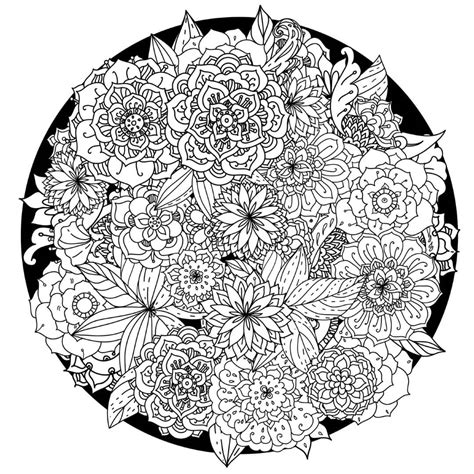 Flower Mandala Coloring Pages – Printable Coloring Pages