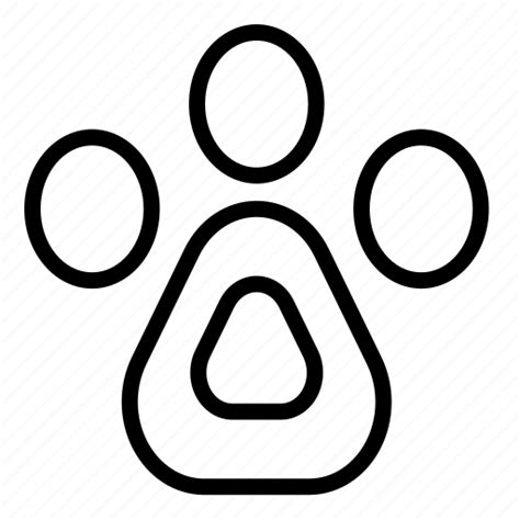 Dog Paw Print Dogs Pet Icon Download On Iconfinder