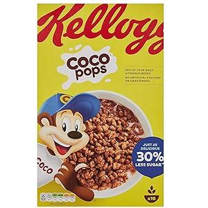 Kellogg S Coco Pops Breakfast Cereal Box 480g Amazon Co Uk Grocery