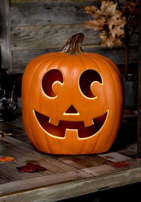 19 5 Cute Jack O Lantern With Light And Sounds Halloween Prop