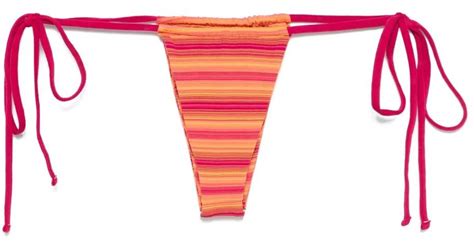 Frankie S Bikinis Tia Bikini Bottoms In Red Lyst UK