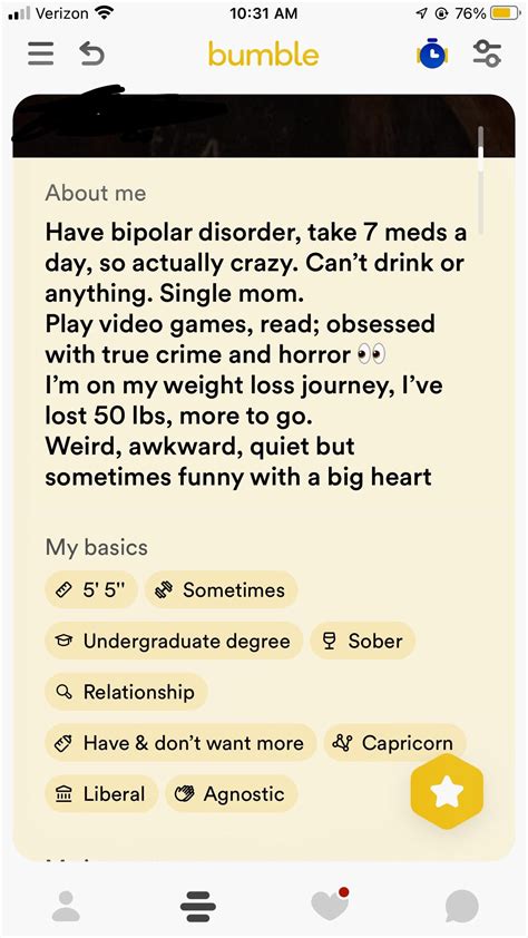 Respect the honesty. : r/Bumble