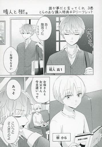 駿河屋 誰か夢だと言ってくれ3 とらのあな購入特典4pリーフレット みっしぇる（漫画・アニメ）