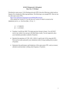 The IEEE Standard For Floating Point Arithmetic