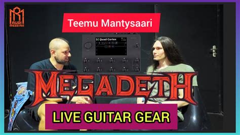 Megadeth Live Gear W Teemu Mantysaari Hellfest Interview Youtube