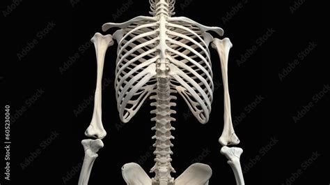 Detailed Human Skeleton And Bone Structure In 16 9 Aspect Ratio