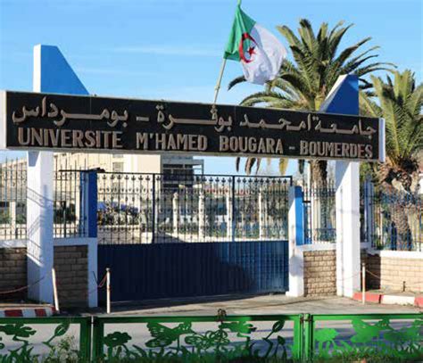 Universit Mhamed Boumerdes Pour Les Formations Doctorales Adoss Es A