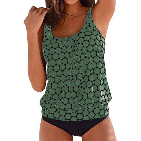 Women High Waisted Bikini Sunflower Bikini Top With Bikini Shortsy Push Up Two Sports