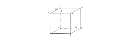 Doorsnede Met Een Kubus P Boven Rechts Geogebra