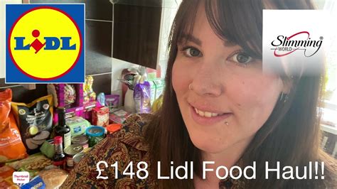 150 Slimming World Friendly Lidl Food Haul YouTube