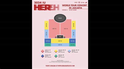 Resmi Ini Harga Tiket Konser Iu Jakarta 2024 Berikut Jadwal Layout