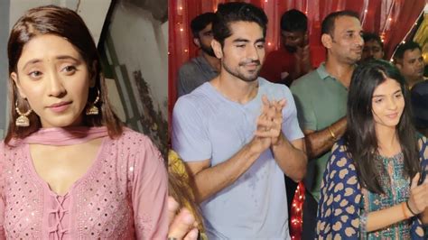 Shivangi Joshi Pranali Rathod Harshad Chopda Ganpati Visarjan On Yeh