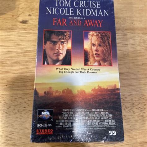 Far And Away Vhs Movie Tom Cruise Nicole Kidman Vintage 1992 Water