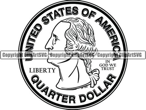 Pattern Quarter Dollar - Etsy