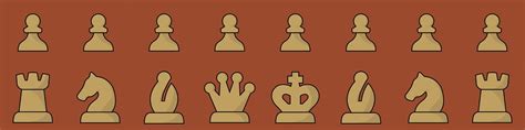 Premium Vector | Chess pieces vector 2