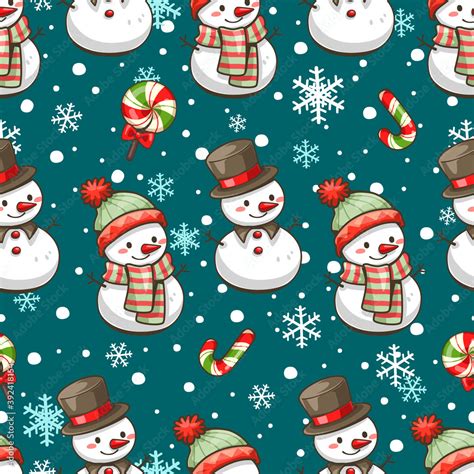 Cartoon Snowman Wallpaper