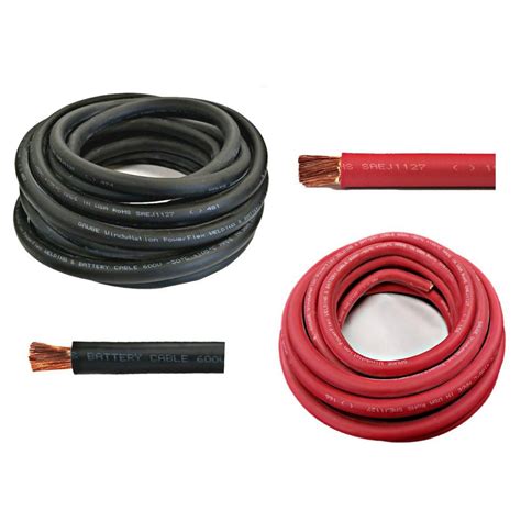 WindyNation 8 Gauge 20 Ft Black 20 Ft Red 40 Ft Total Welding