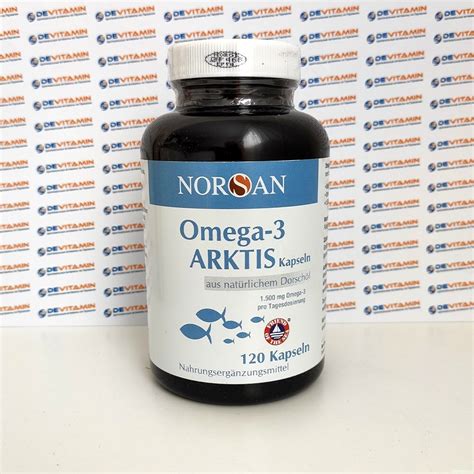 NORSAN Omega-3 Arktis НОРСАН Омега-3 Арктика, 120 шт, Германия купить ...