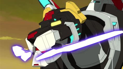 Black Lion And Its Jawblade From Its Mouth Cannon From Voltron