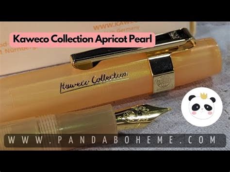 Pluma Estilogr Fica Kaweco Collection Apricot Pearl Youtube