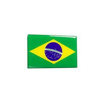 Bandeira Do Brasil Resinada X Cm Cartela C Nkar Universal Ate