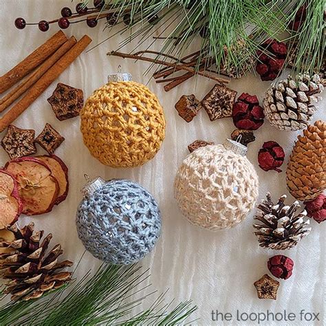 Crochet Christmas Baubles Pattern Simple Pretty Fast