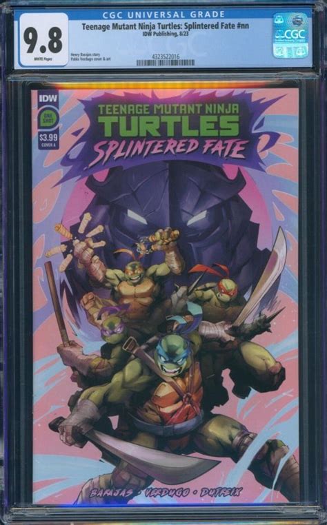 Teenage Mutant Ninja Turtles Splintered Fate #1 CGC 9.8 Cover A IDW ...