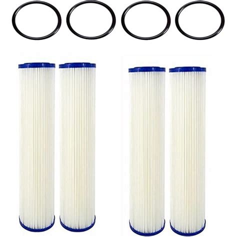 Cfs 5 Micron 20 Pleated Sediment Water Filter Replacement Cartridge Whole House Sediment