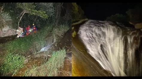 Milagre Homem Sobrevive Ao Escorregar E Cair De Cachoeira De Metros