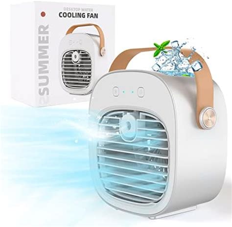 Conblom Portable Air Cooler Mini Personal Air Conditioner 2 In 1