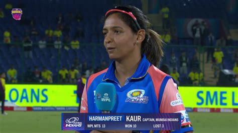 Watch Upw Vs Mi Pre Match Interview Harmanpreet Kaur Video Online