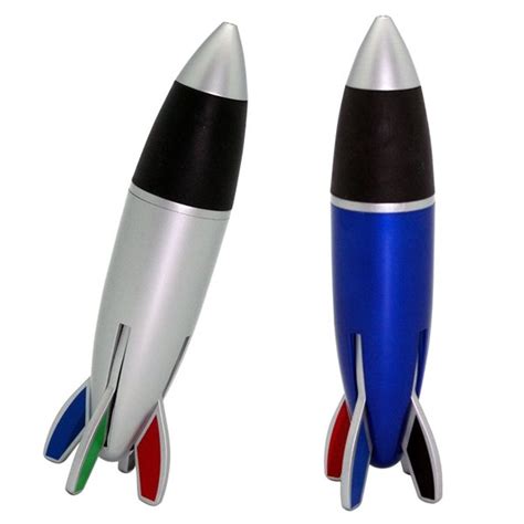 Promotional 4-Color Rocket Shaped Pen